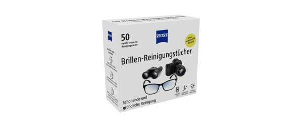 Zeiss Brillen-Reinigungstücher (50 Stk.)