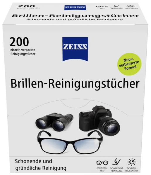 Zeiss Brillen-Reinigungstücher (200 Stk.)